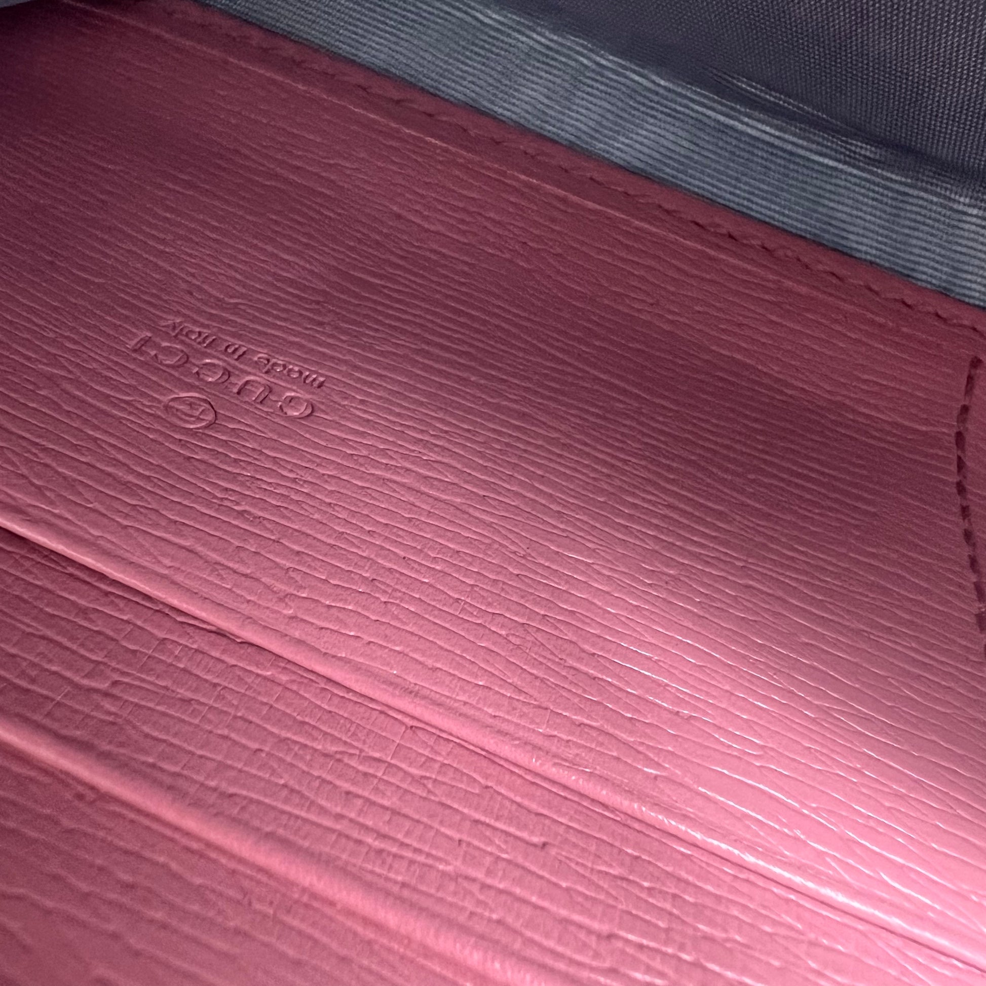 Limited Edition Pink Textured Leather Valentines Day Dionysus Super Mini Shoulder Bag twins