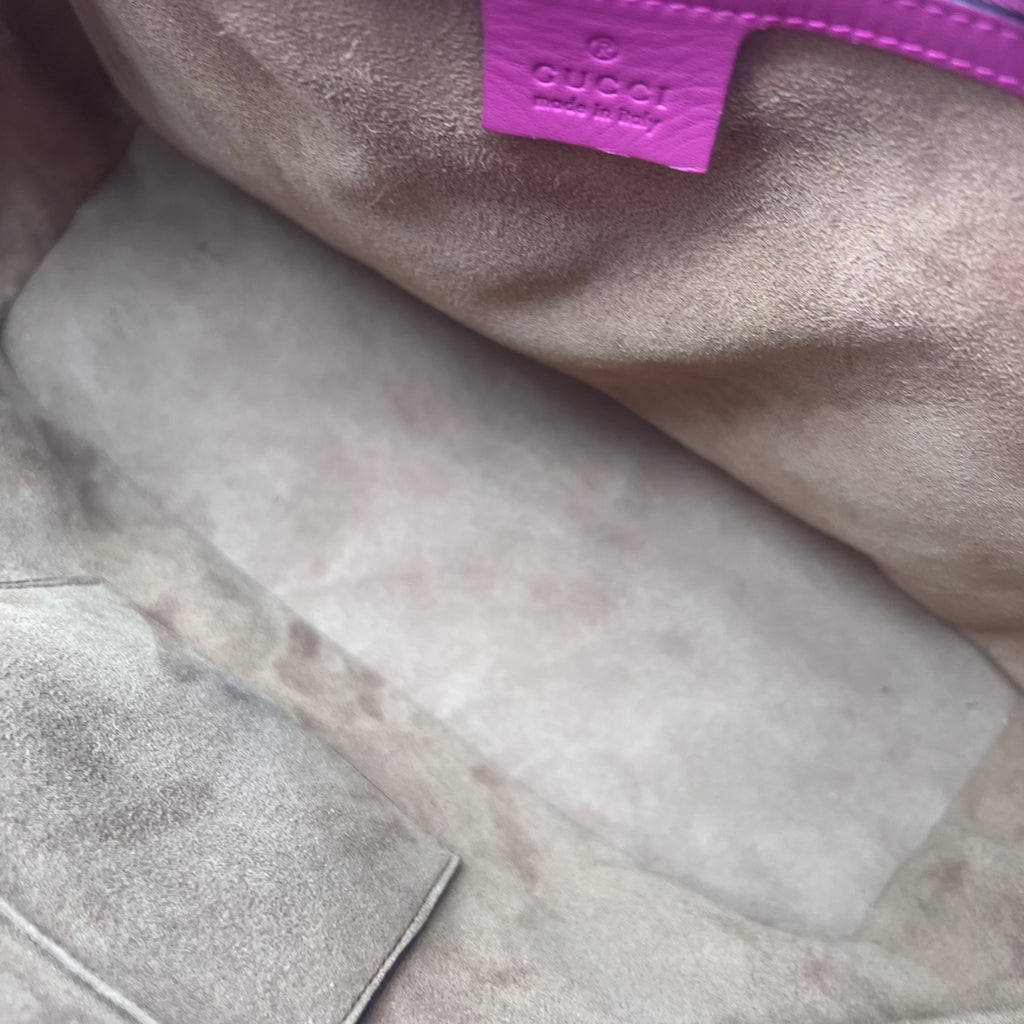Linea A Zip Tote GG Coated Canvas Medium twins