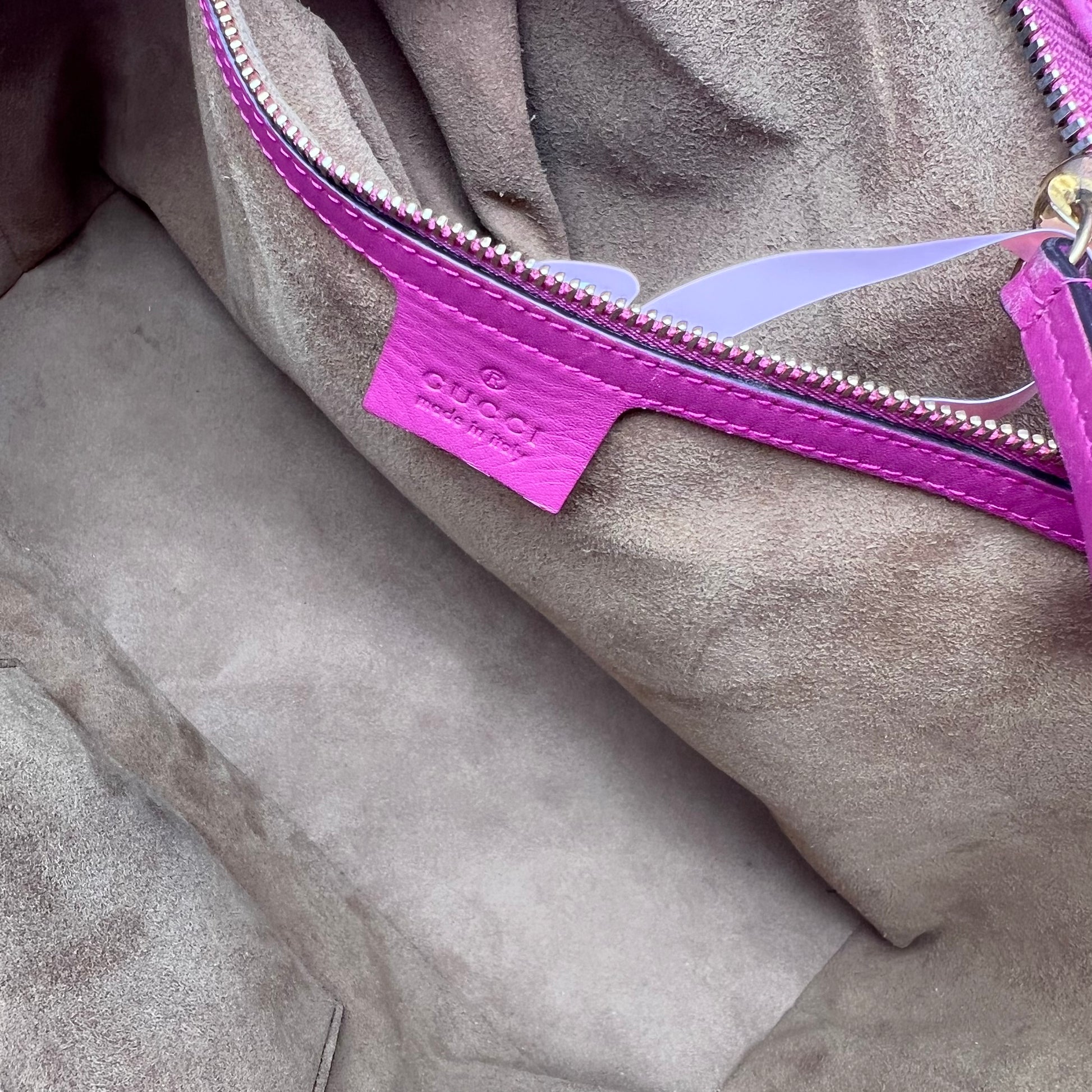 Linea A Zip Tote GG Coated Canvas Medium twins