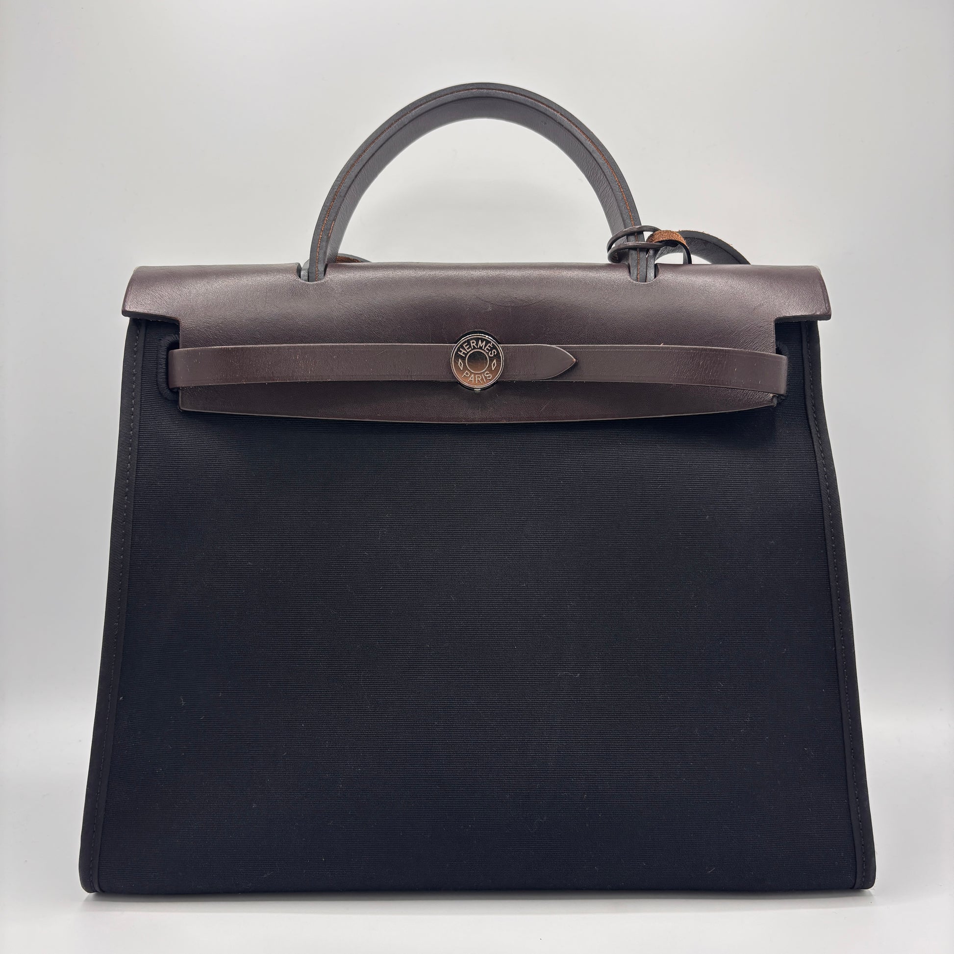 Herbag Zip Leather and Toile 31