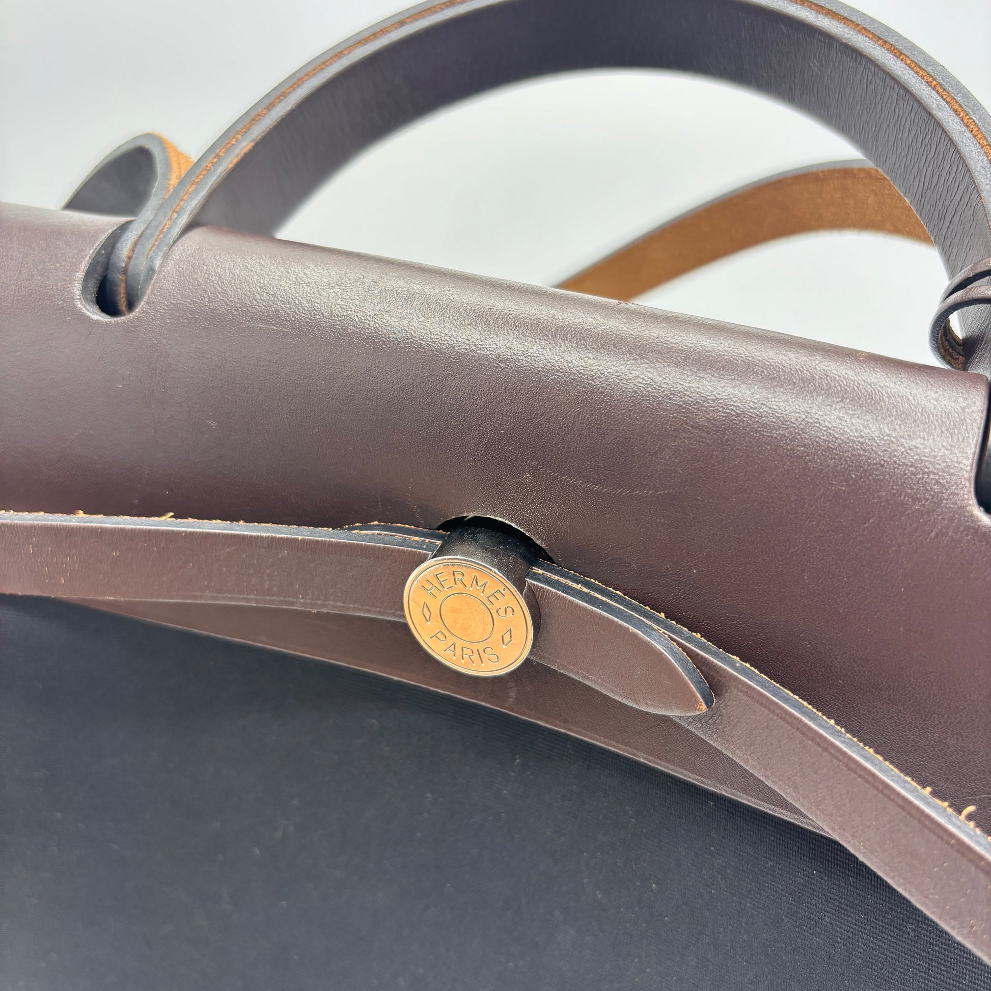 Herbag Zip Leather and Toile 31