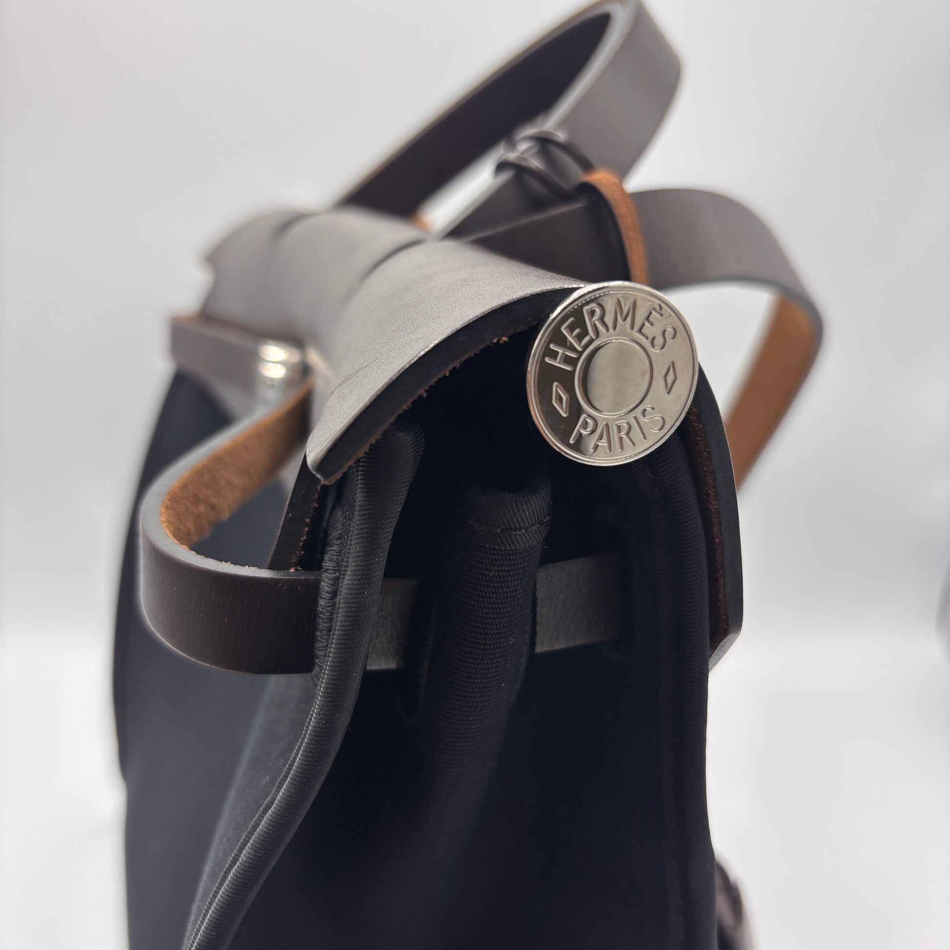 Herbag Zip Leather and Toile 31