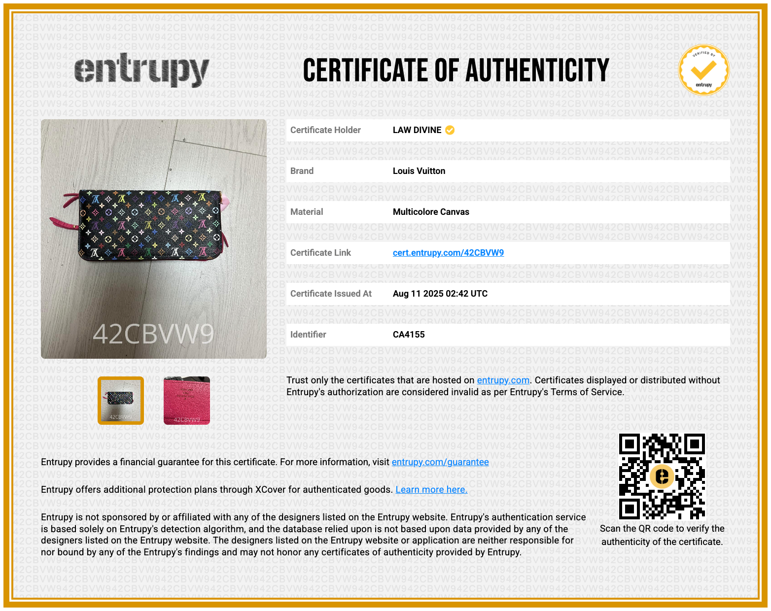 Insolite Wallet Monogram Multicolor twins
