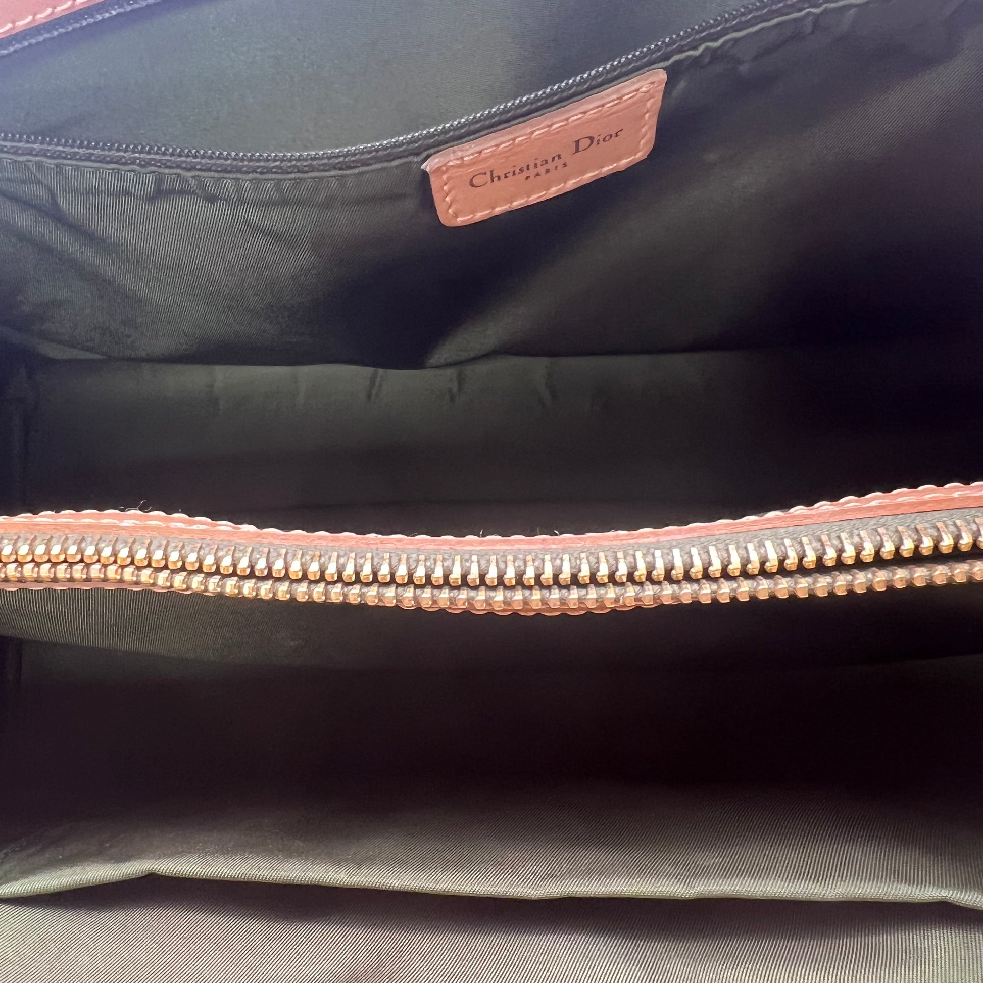 Vintage Trotter Double Pocket Tote Diorissimo Canvas Large twins