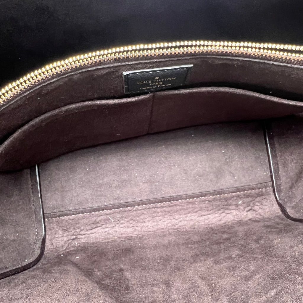 Calfskin Monogram Kimono Tote Black twins