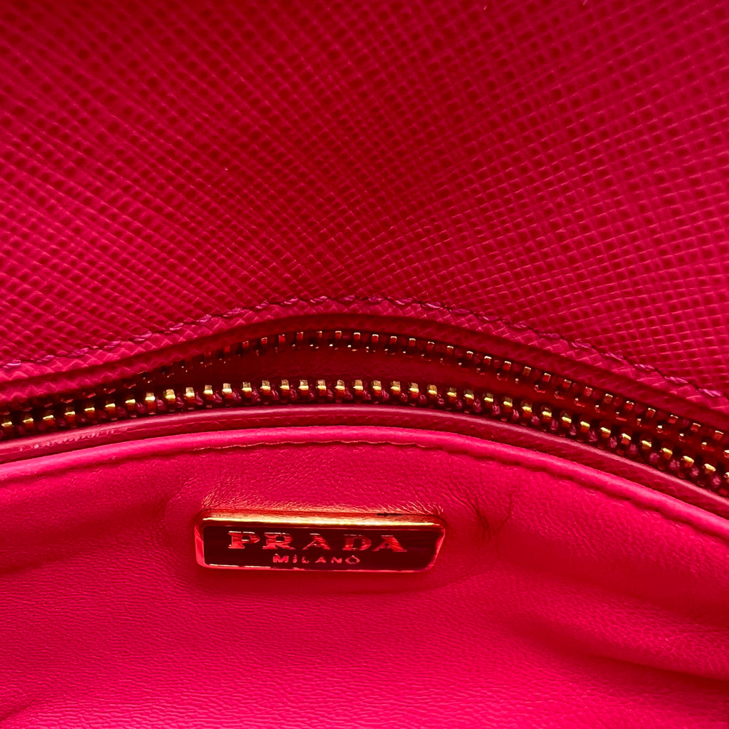 Saffiano Lux Mini Sound Crossbody Ametista twins