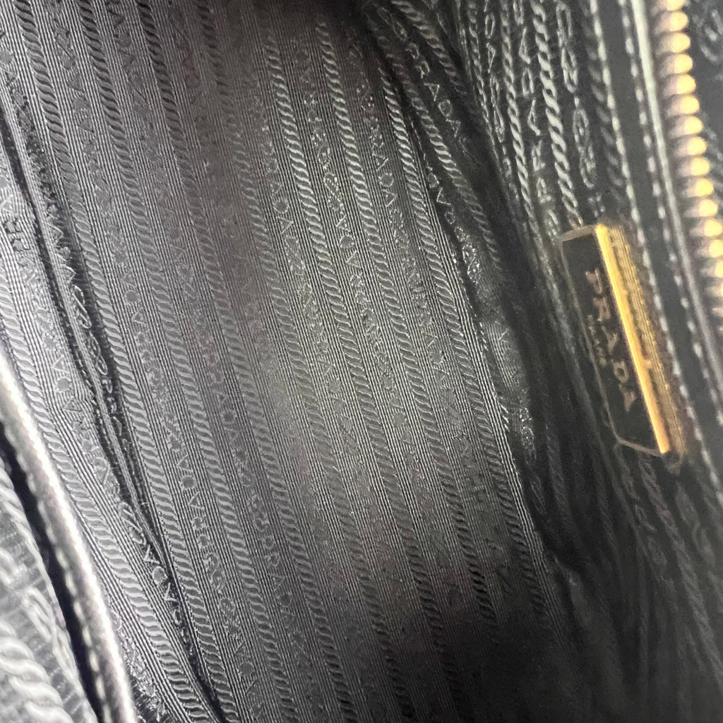 Saffiano Lux Leather Galleria Double Zip Medium twins