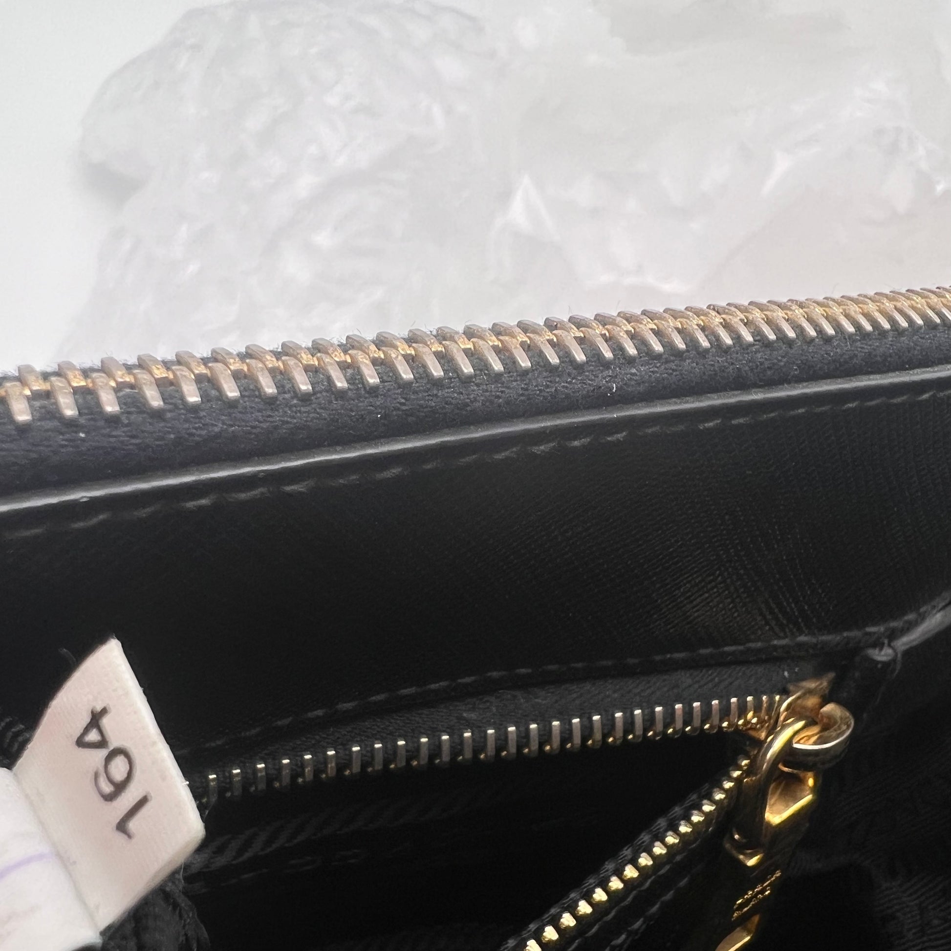 Saffiano Lux Leather Galleria Double Zip Medium twins
