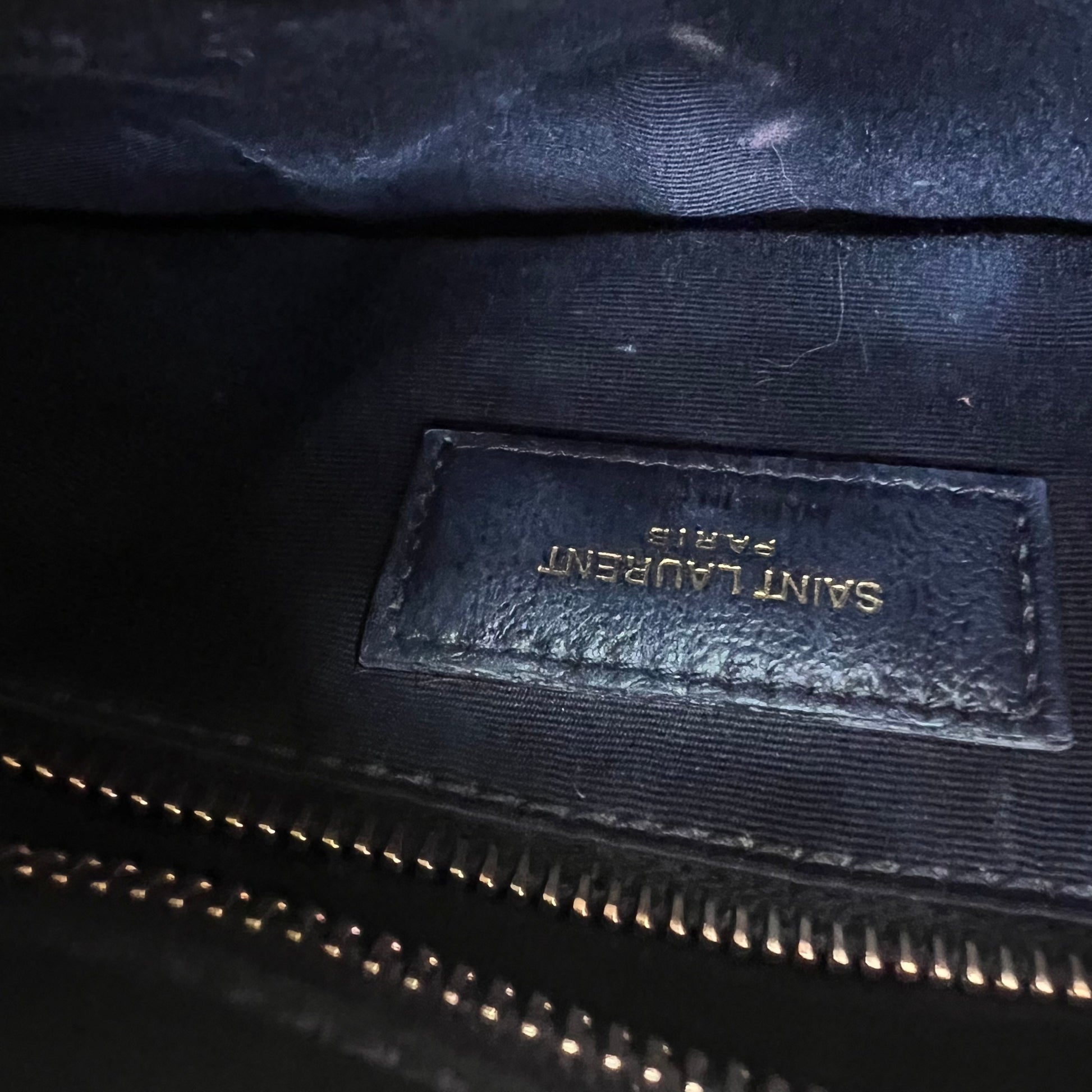 Calfskin Y Quilted Monogram Medium Loulou Chain Satchel Crema Soft twins