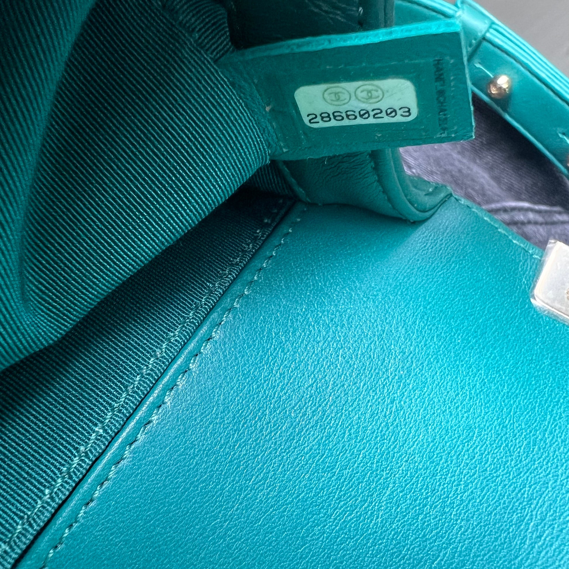 Leather Shoulder Bags Quilted Small Boy Bag Green twins