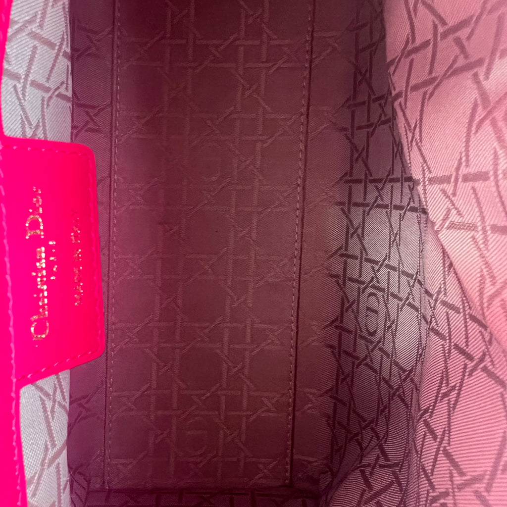 Lady Dior Bag Cannage Quilt Lambskin Medium