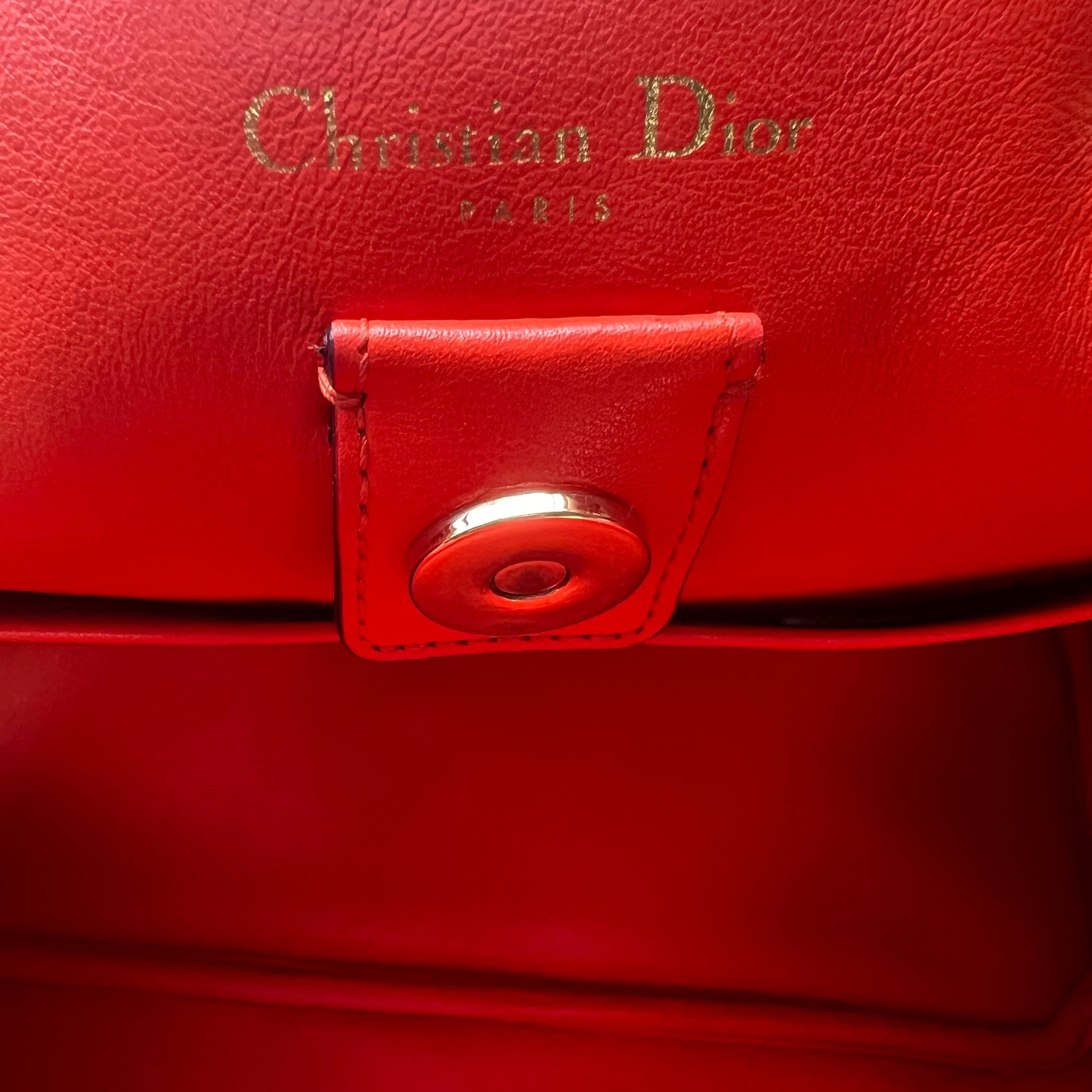 Smooth Calfskin Medium Diorissimo Tote Fuchsia twins