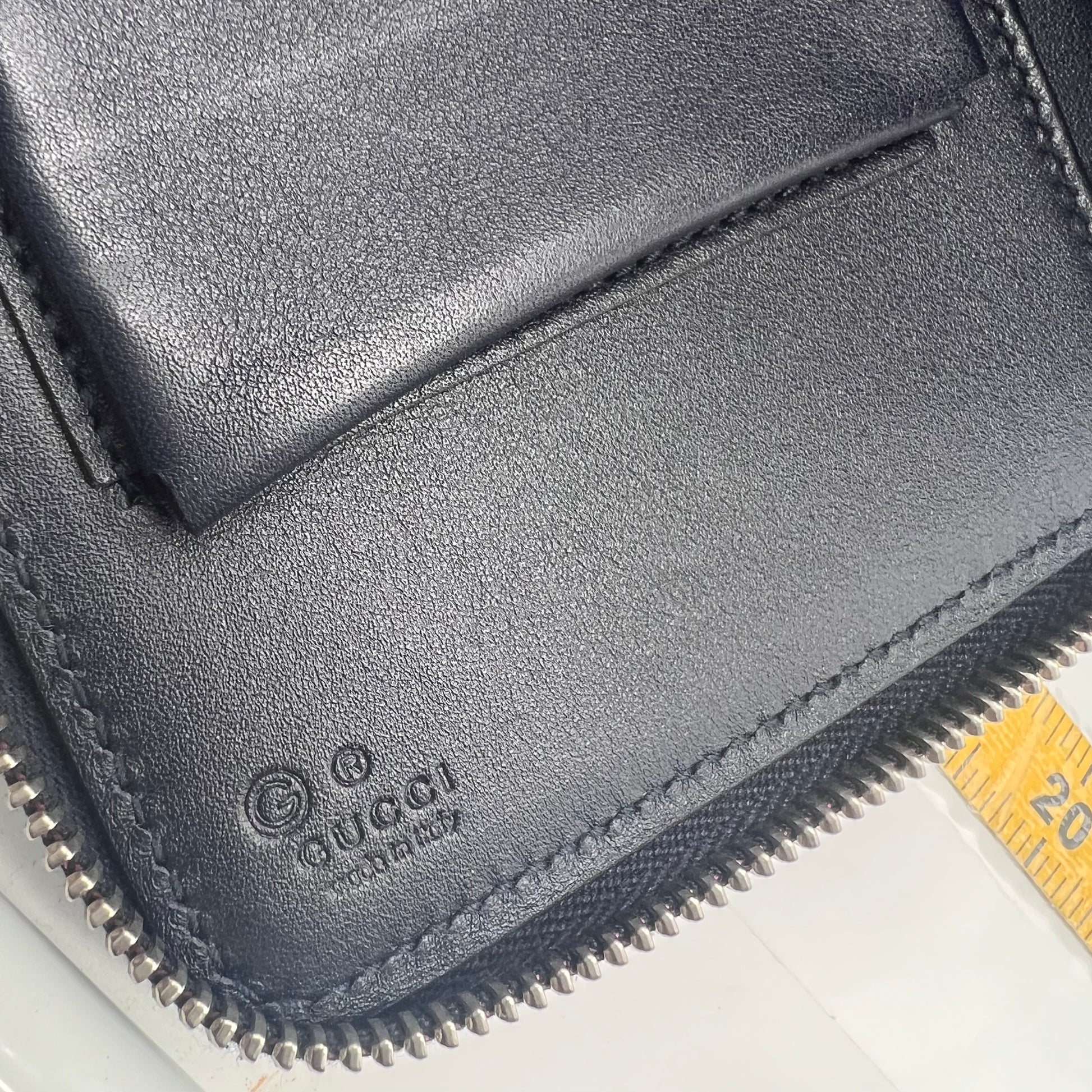 Microguccissima Zip Around Top Handle Travel Wallet FOR GISEL