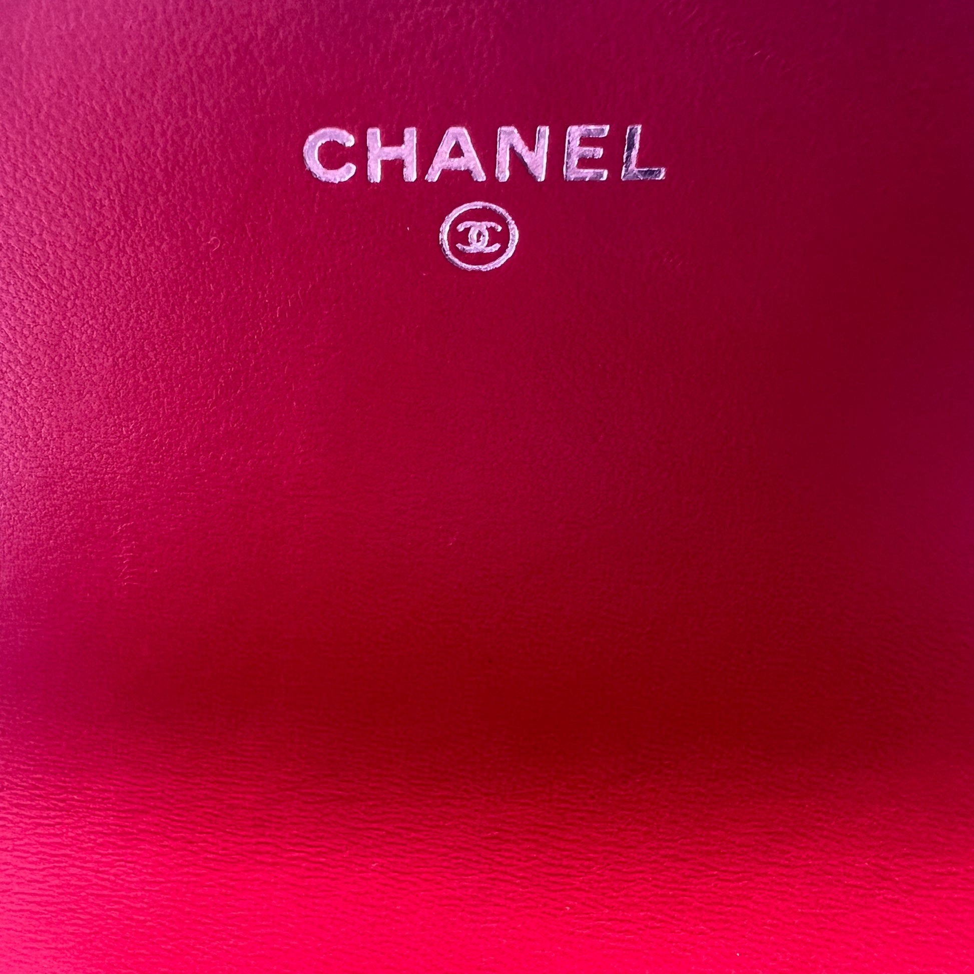 Red Quilted Leather CC Continental Wallet