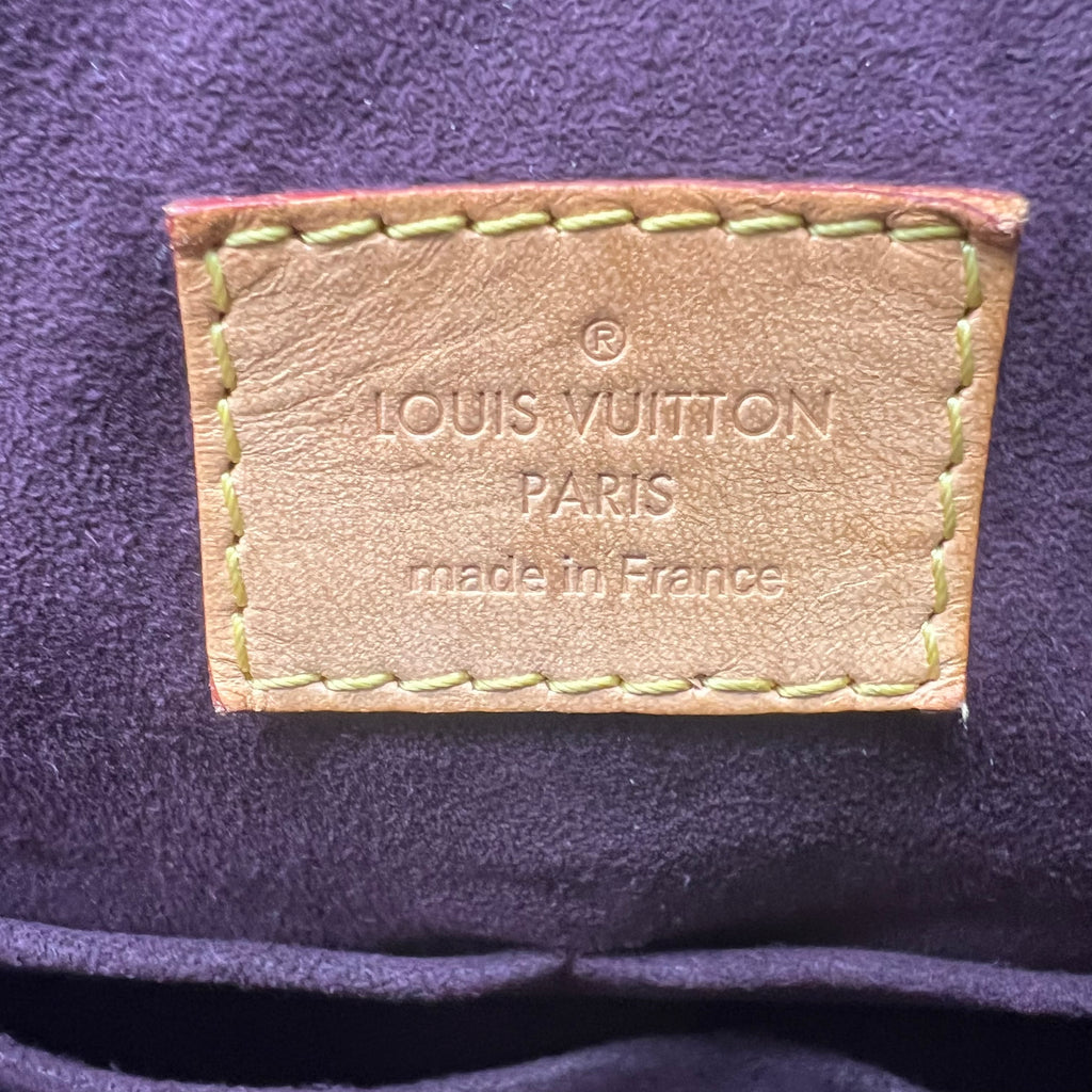Grape Monogram Canvas Pallas Bag