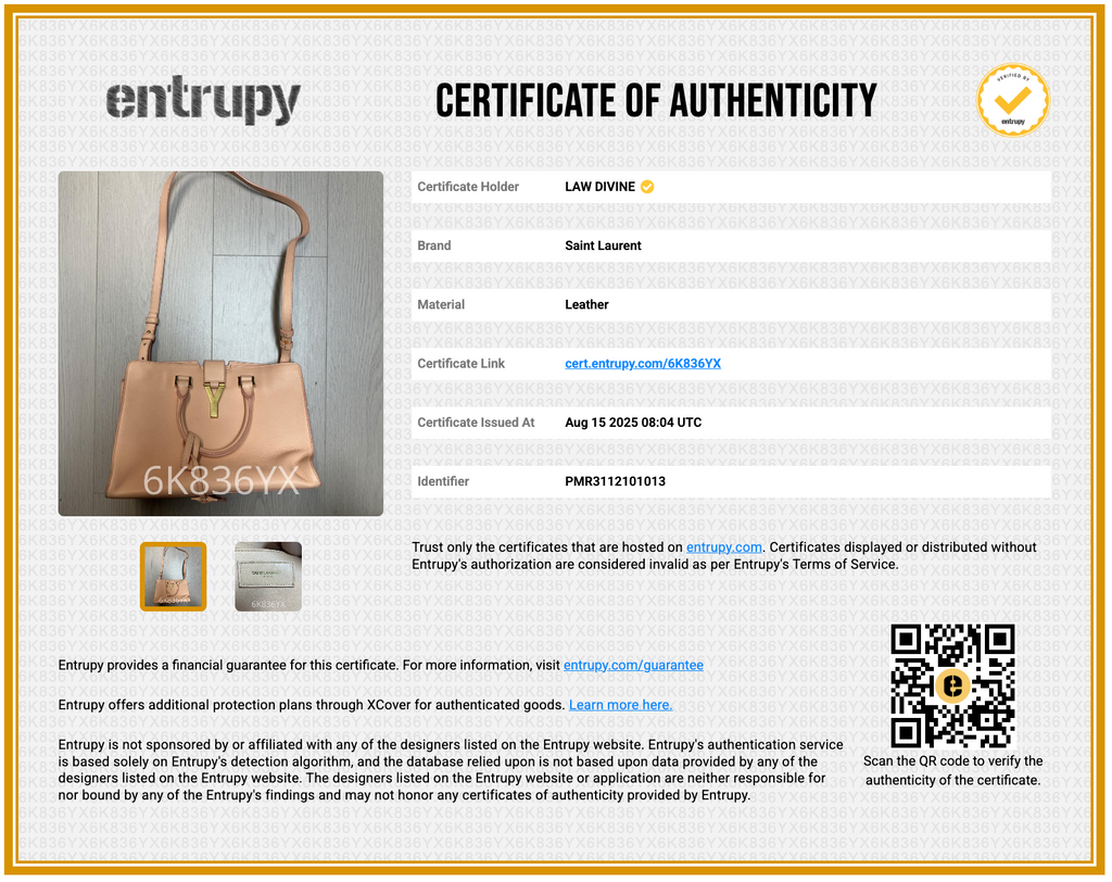 Calfskin Monogram Small Cabas Pale Blush twins