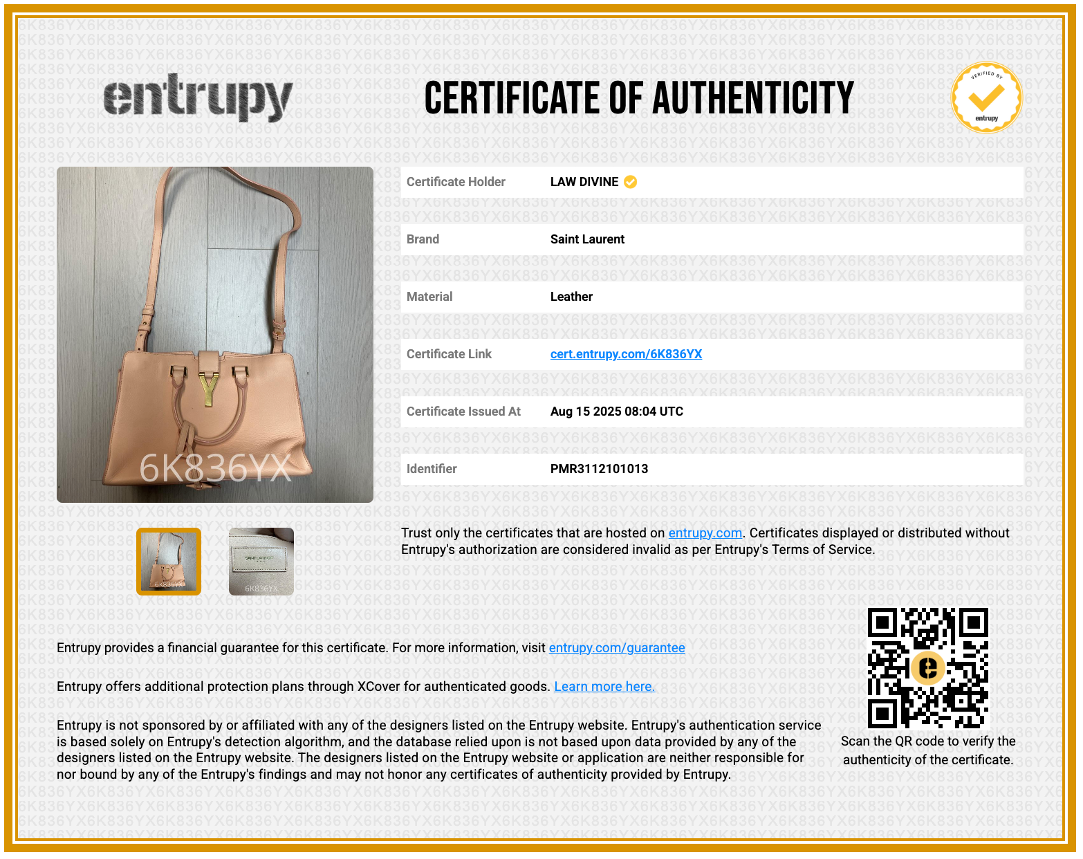 Calfskin Monogram Small Cabas Pale Blush twins