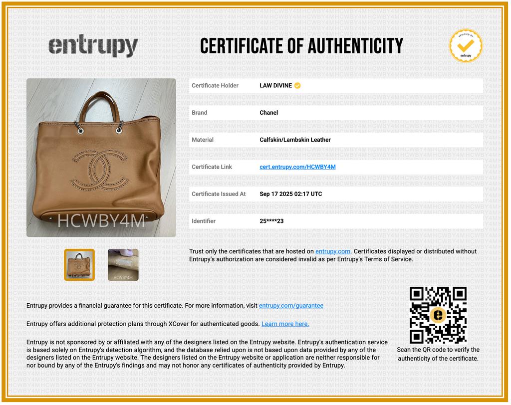 Calfskin Large Coco Eyelets Shopping Tote Camel