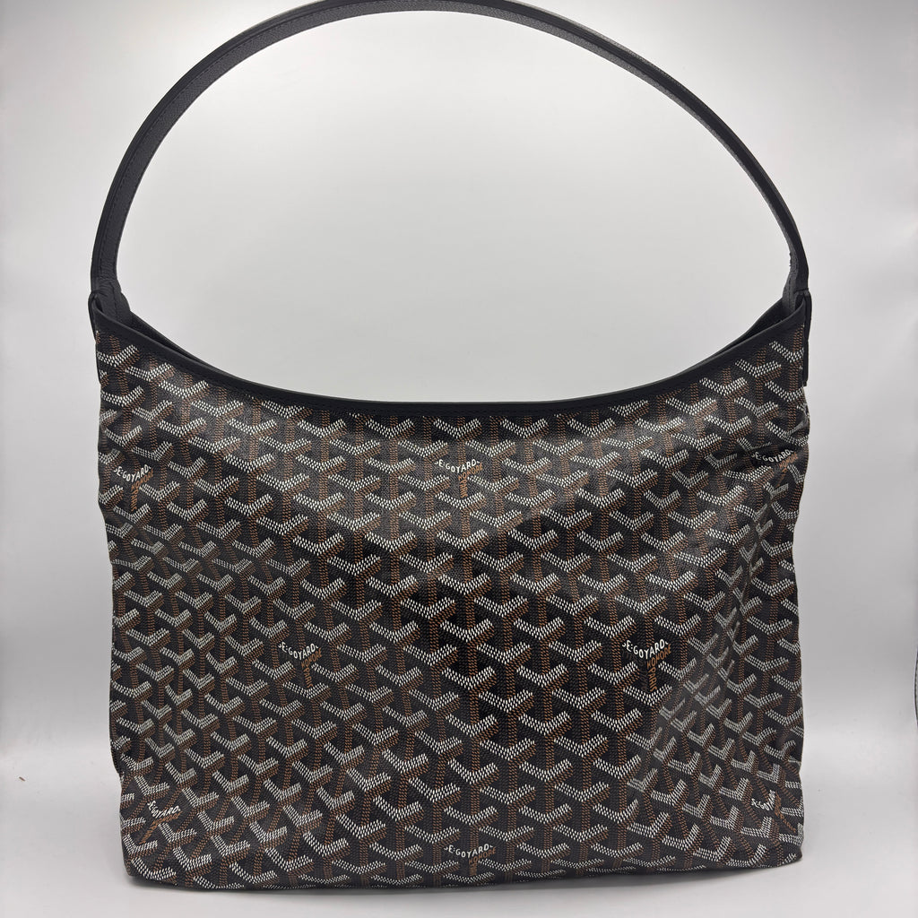 Boheme Hobo Coated Canvas Black
