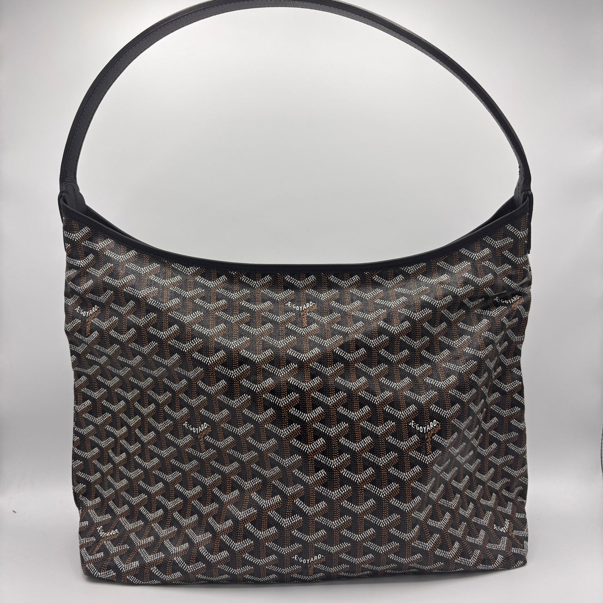 Boheme Hobo Coated Canvas Black