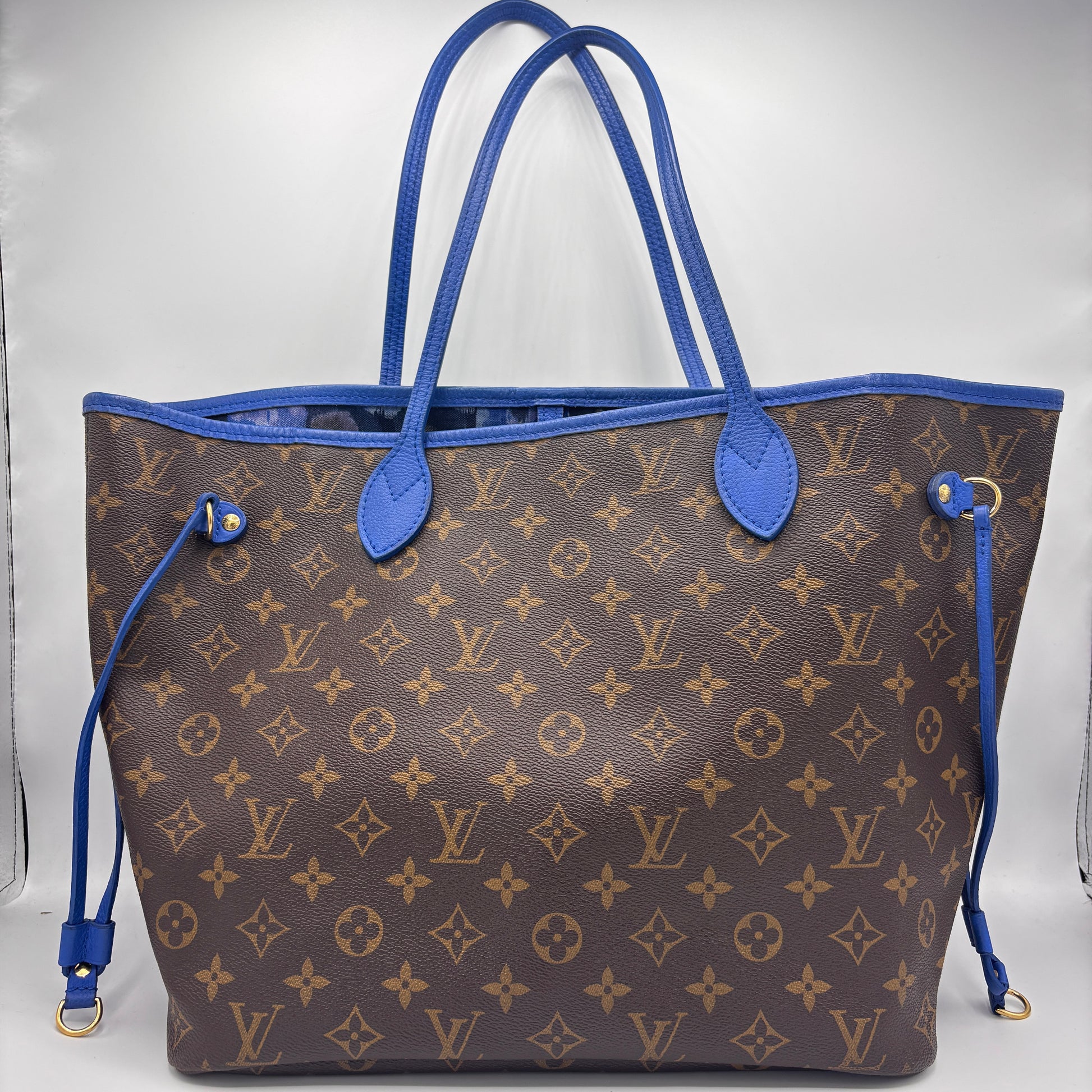 Neverfull Tote Limited Edition Ikat Monogram Canvas with Leather MM