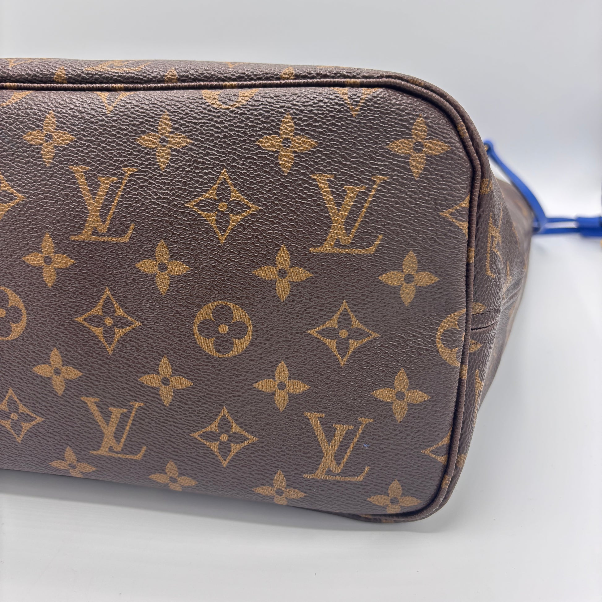 Neverfull Tote Limited Edition Ikat Monogram Canvas with Leather MM