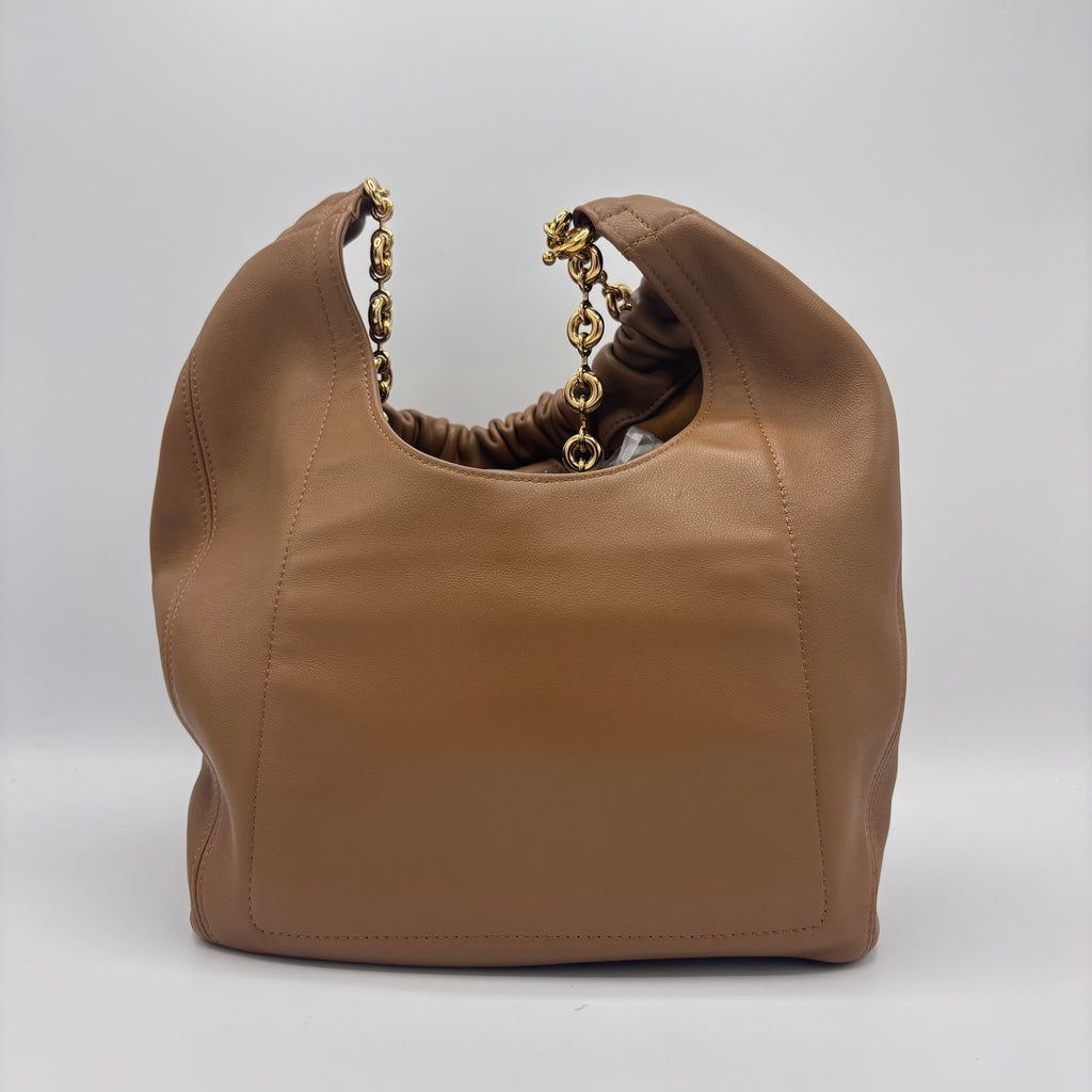 Squeeze Hobo Bag Leather Small