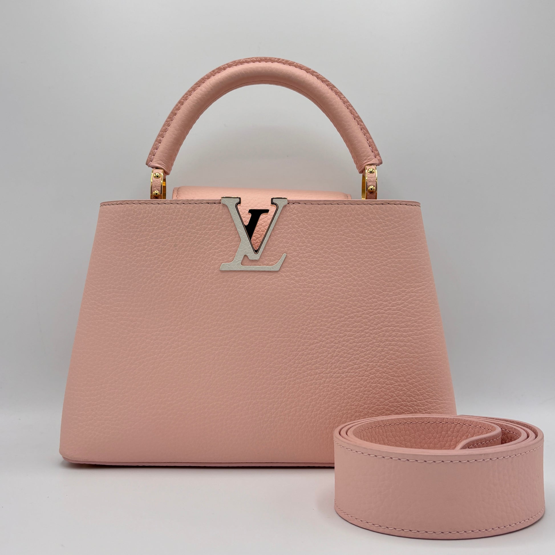 Capucines Bag Leather BB Pink