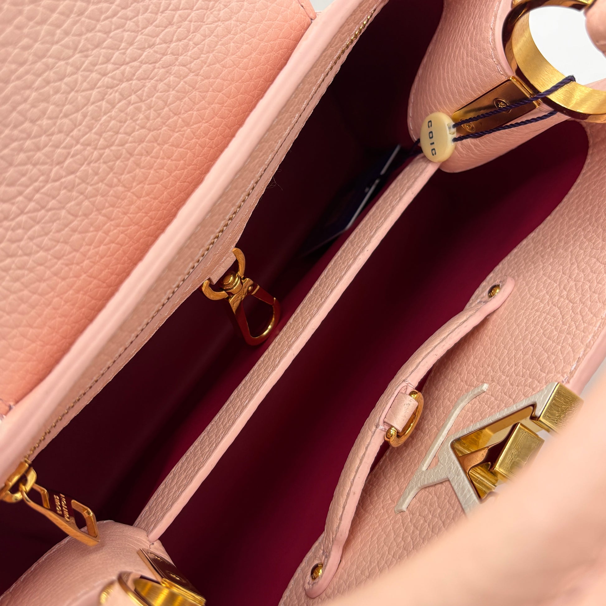 Capucines Bag Leather BB Pink