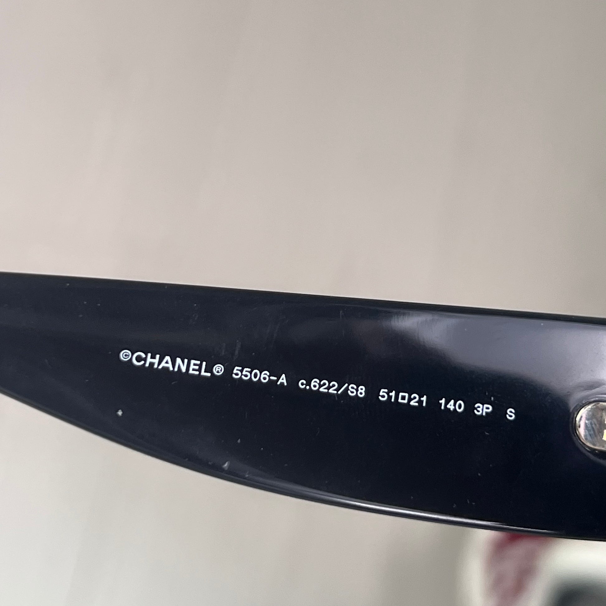 Interlocking CC Logo Square Sunglasses twins
