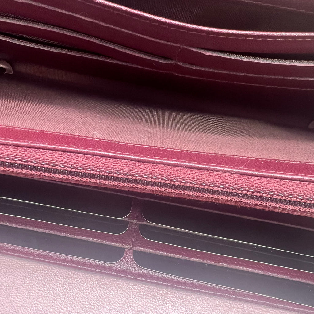 Sheepskin Quilted Mademoiselle Vintage Wallet twins