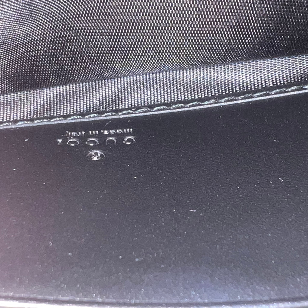 Guccissima Signature Bowy Continental Wallet Black twins