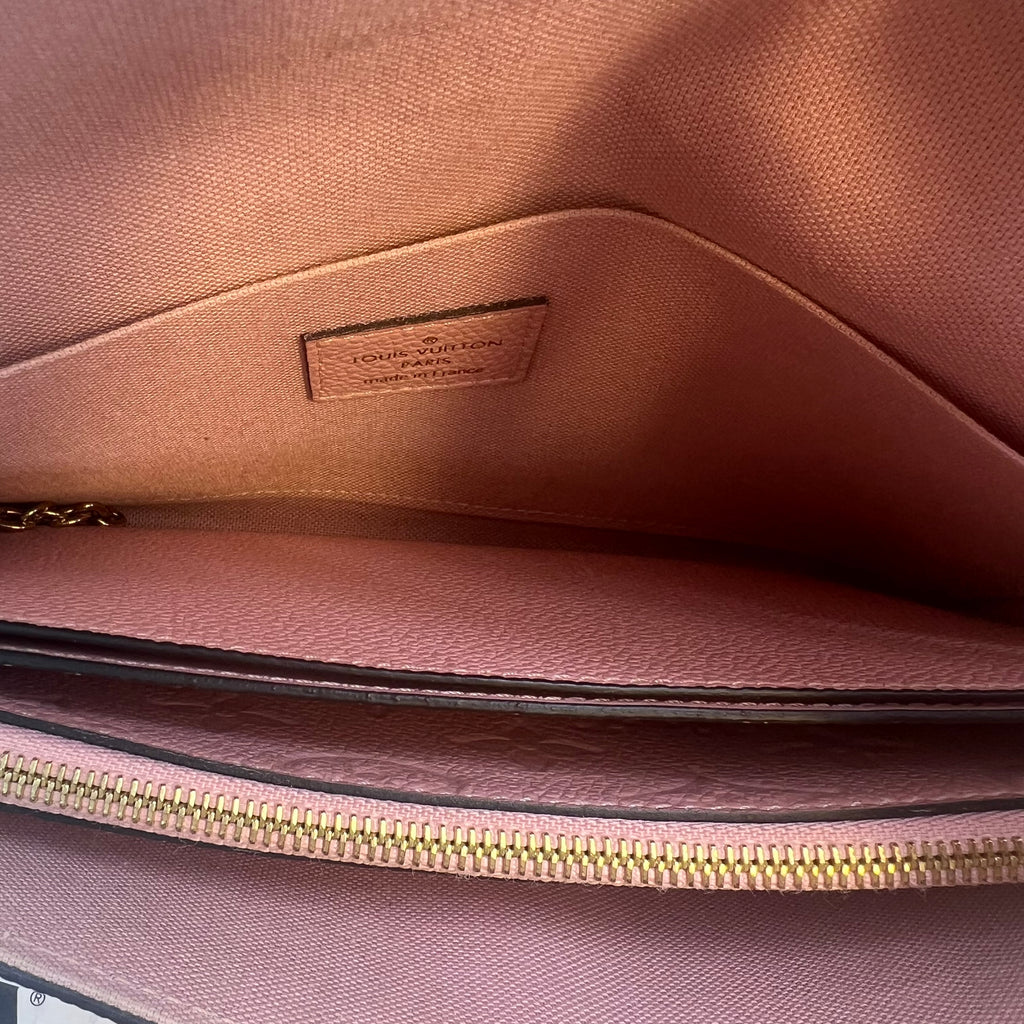 Empreinte Pochette Felicie Chain Wallet Rose Poudre twins