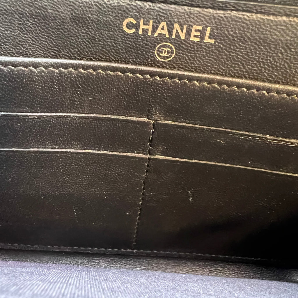 Boy Yen Wallet Quilted Lambskin twins