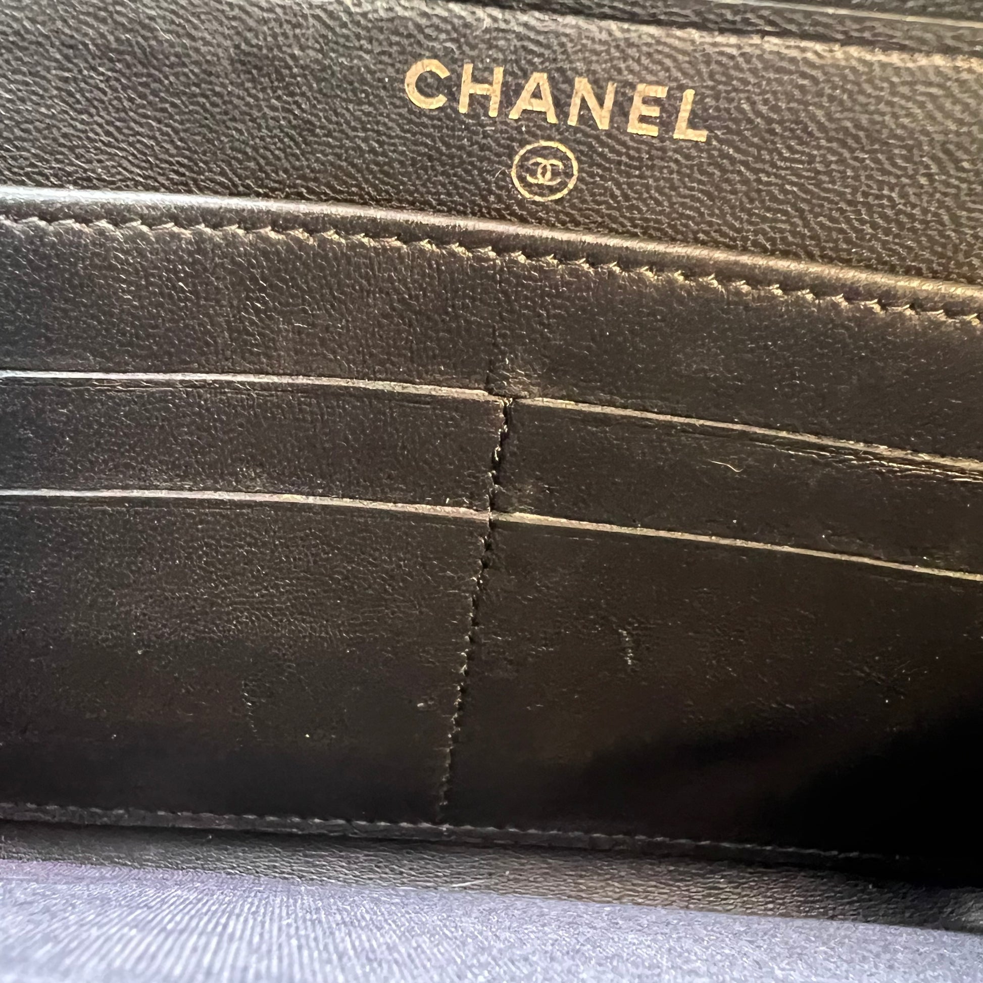 Boy Yen Wallet Quilted Lambskin twins