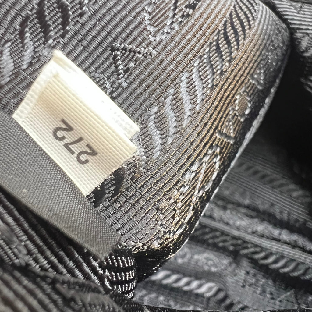 Black Tessuto Nylon 2005 Re-Edition Shoulder Bag twins