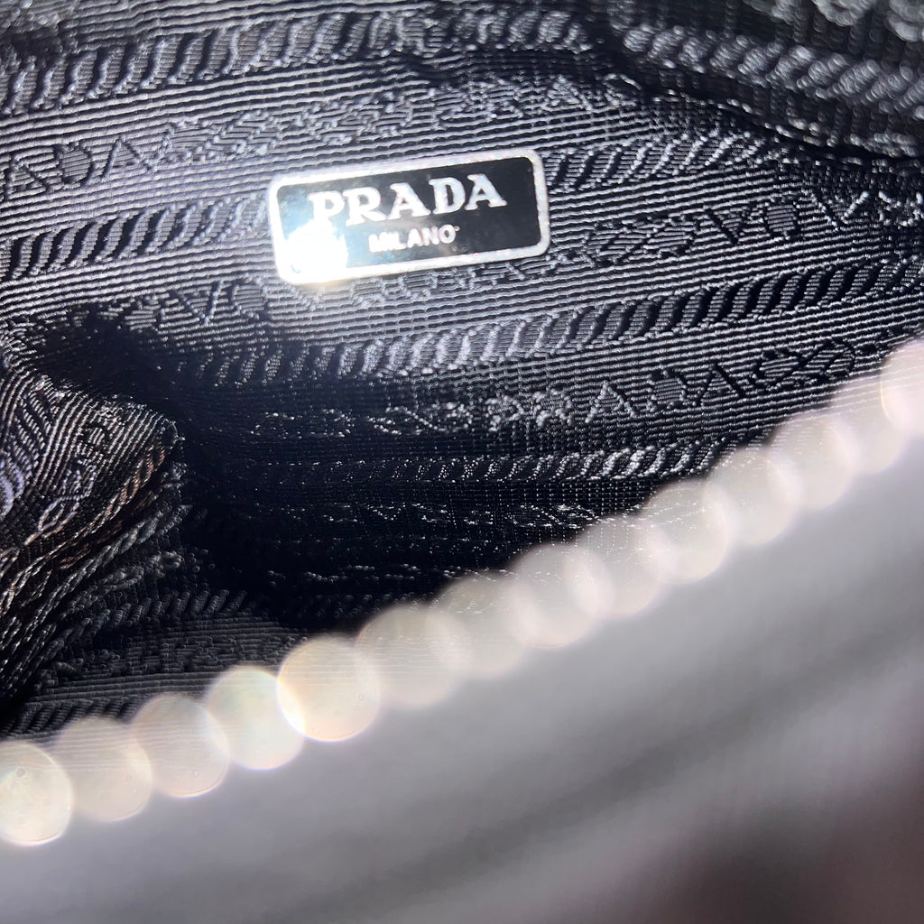 Black Tessuto Nylon 2005 Re-Edition Shoulder Bag twins