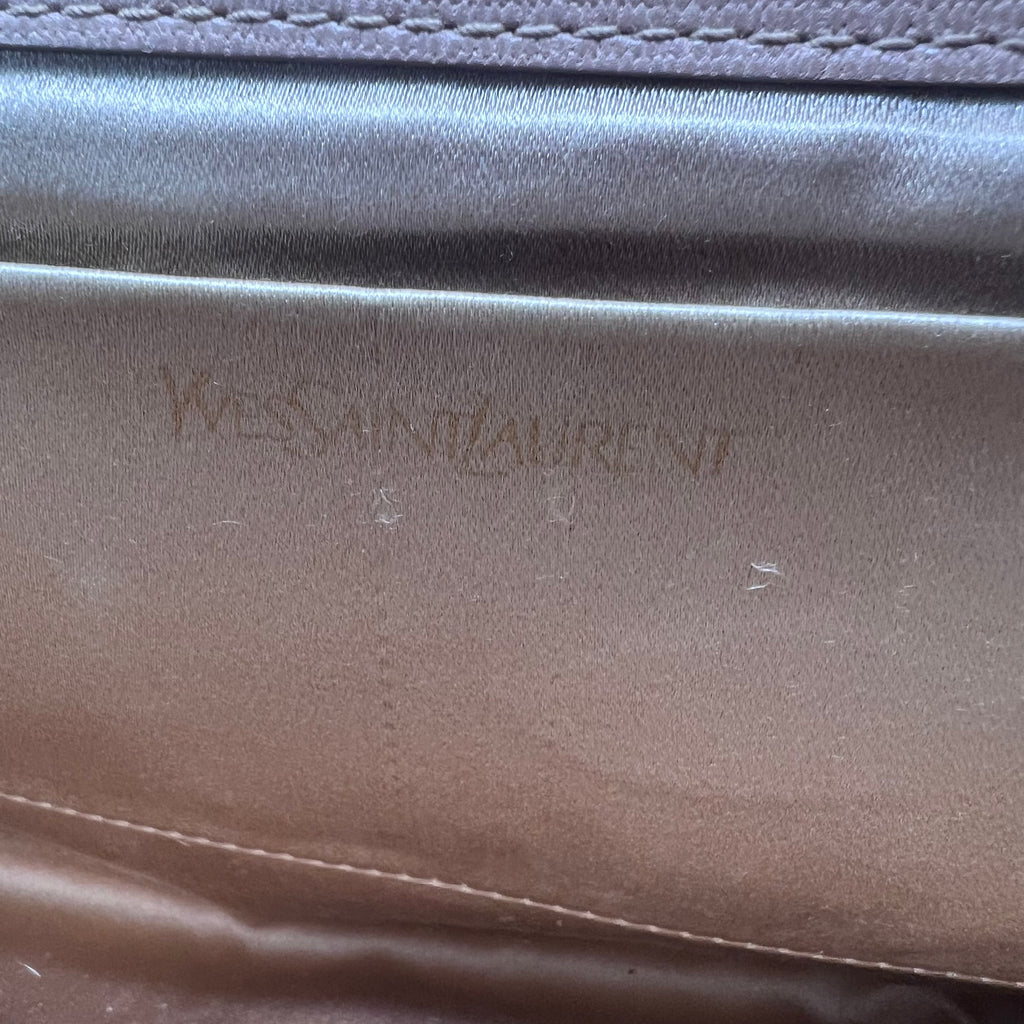 Bush Pink Leather Y-Ligne Clutch twins