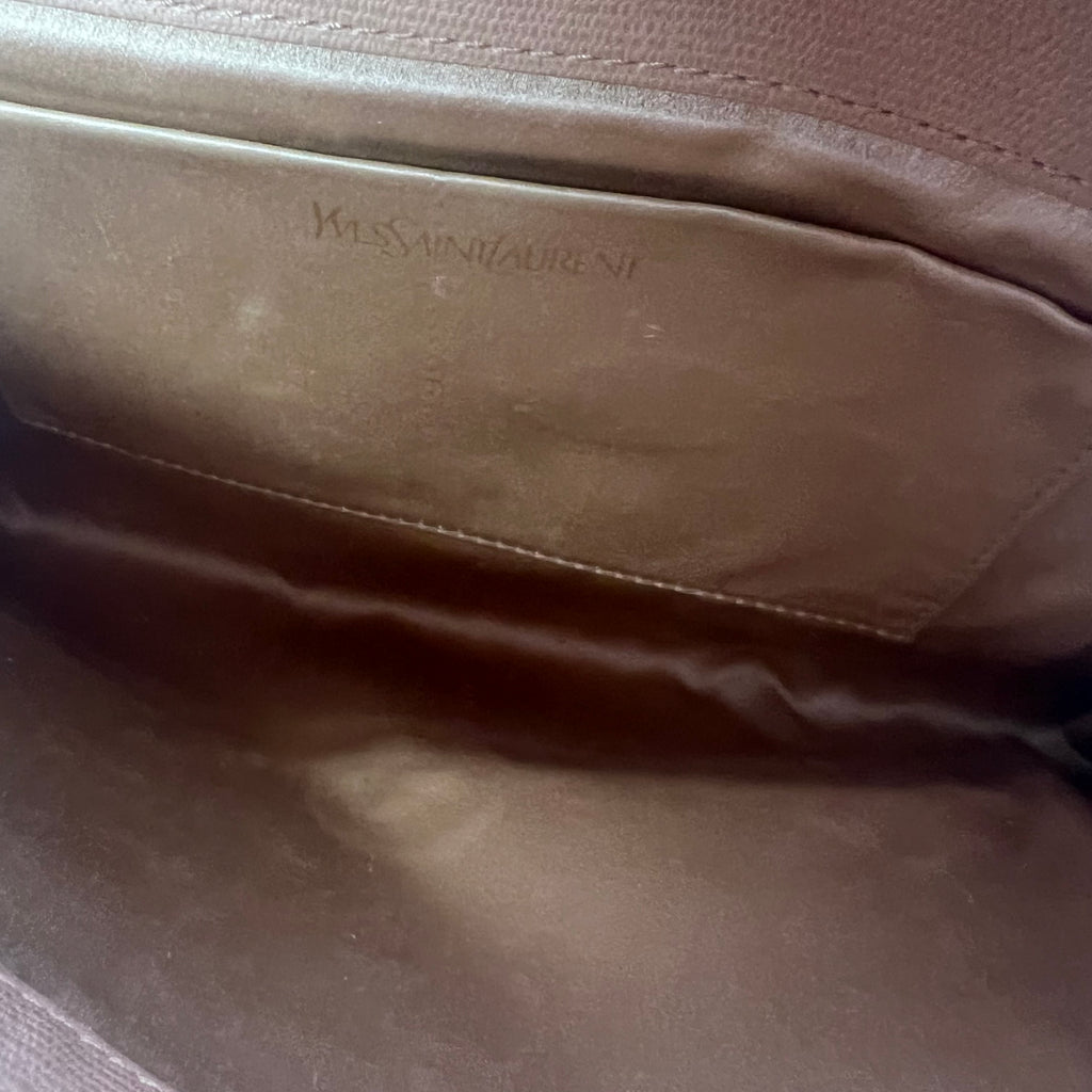 Bush Pink Leather Y-Ligne Clutch twins