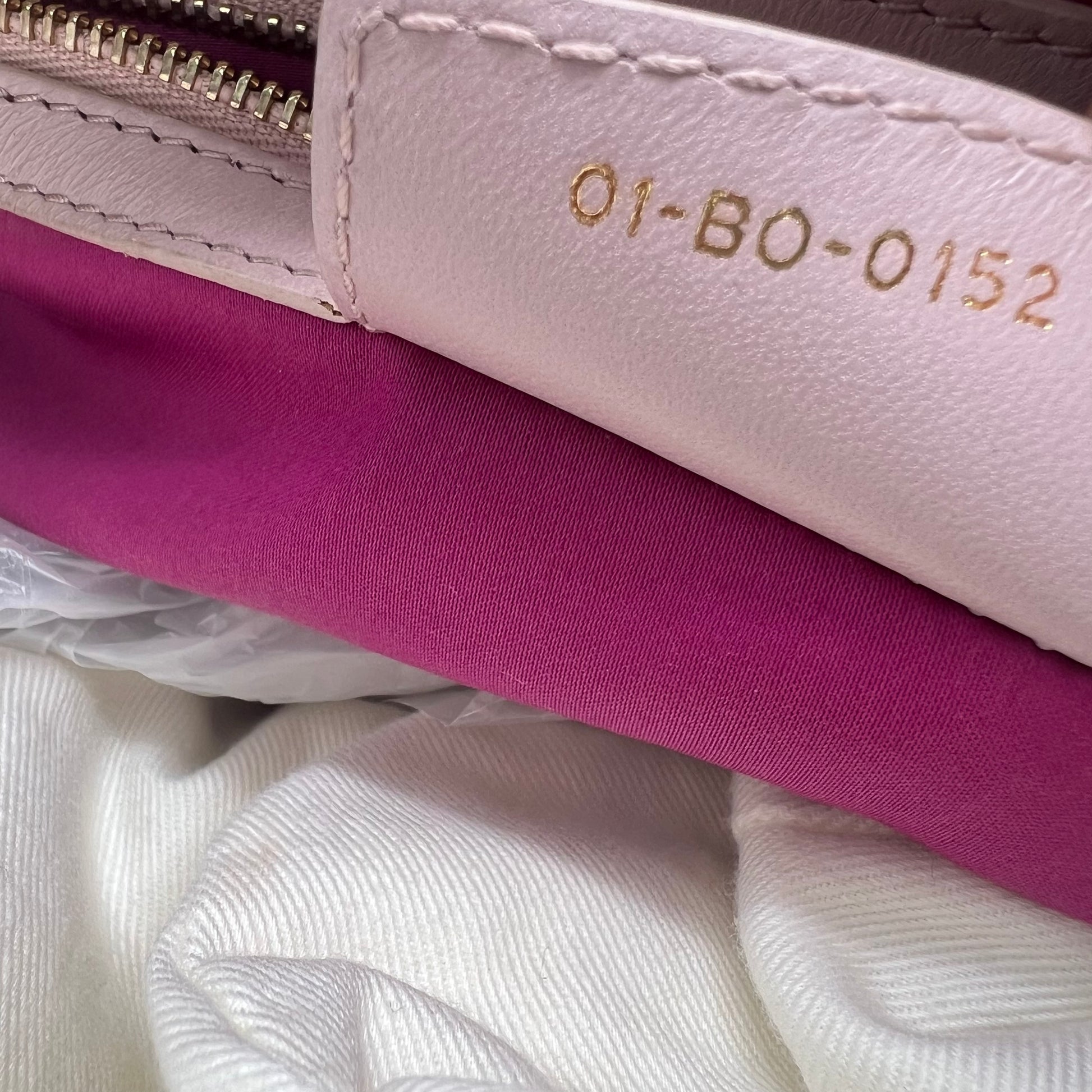 Pink Cannage Milly La Foret Shoulder Bag twins