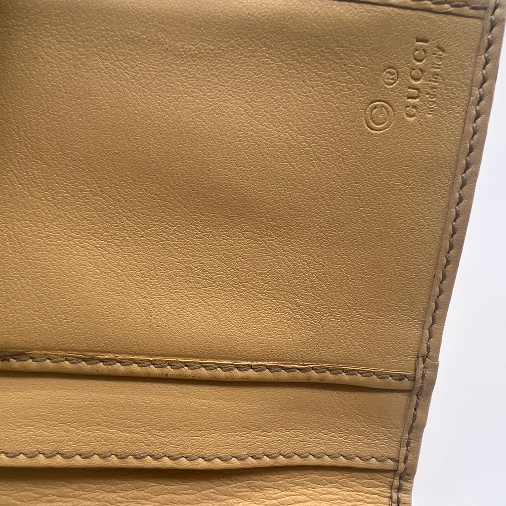 Guccissima Leather Long Flap Wallet twins