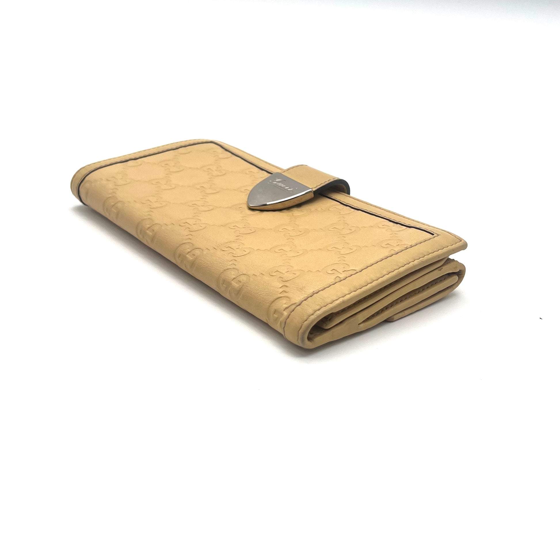 Guccissima Leather Long Flap Wallet twins