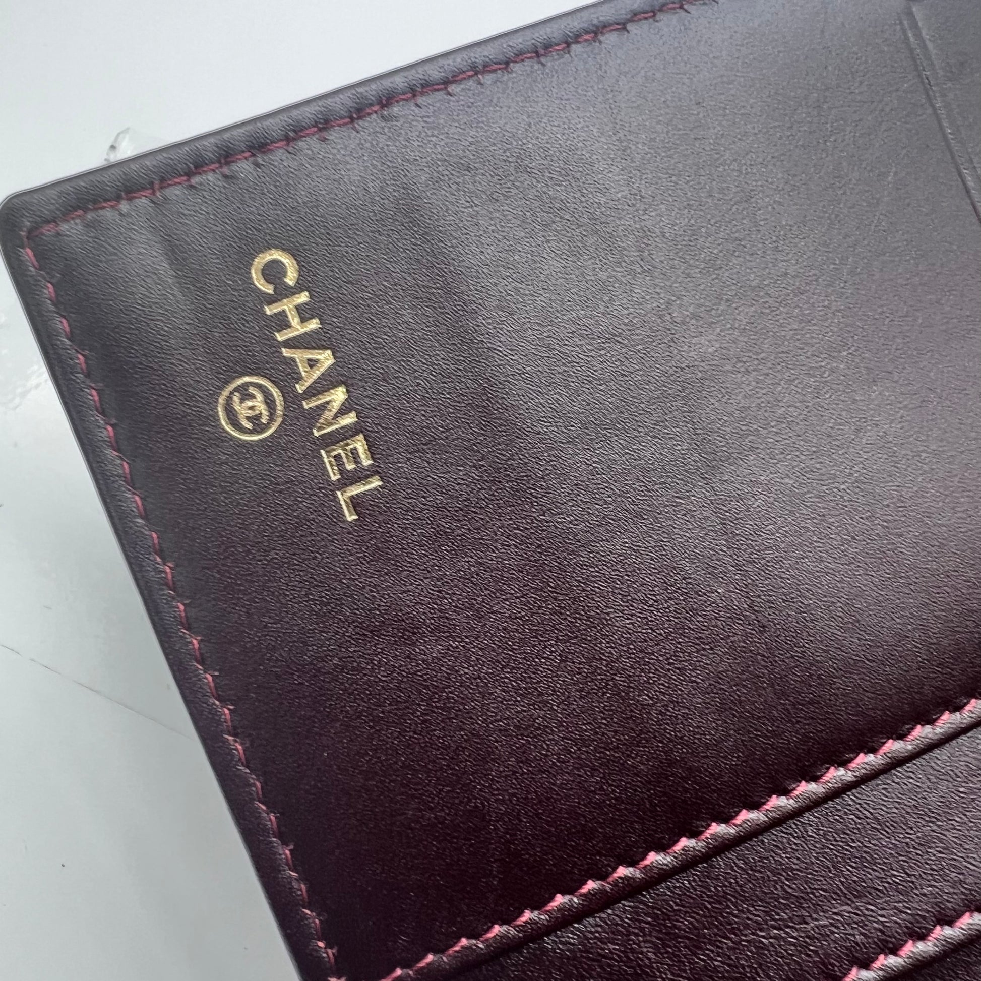 Quilted Classic Flap Wallet Black Caviar Leather twins