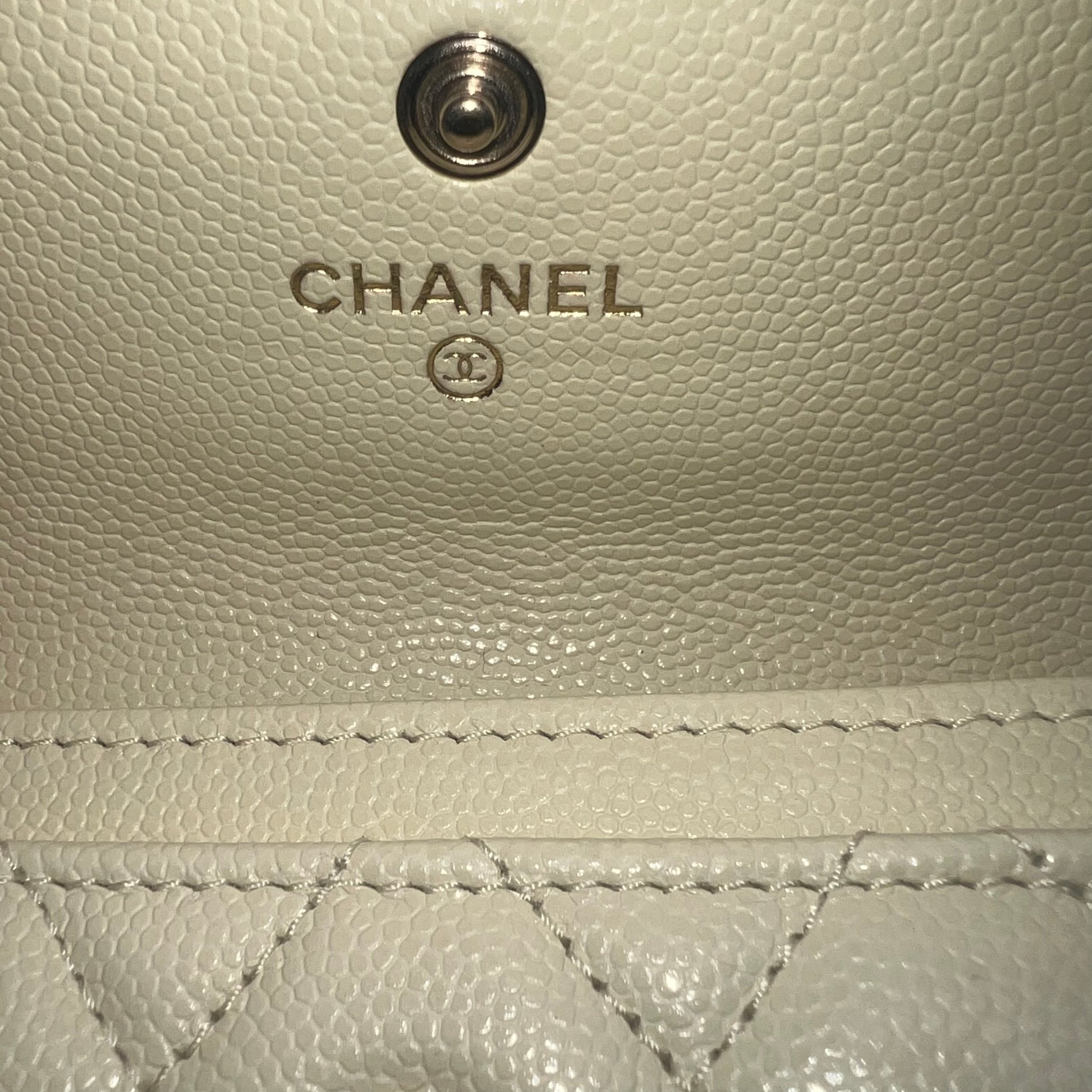 Calfskin Wallet Women's Light Yellow twins