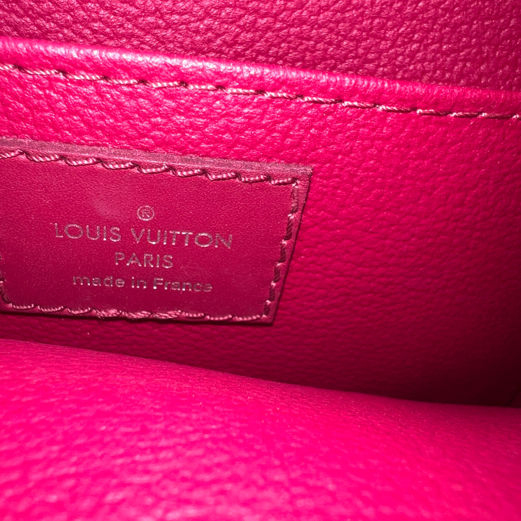 Louis Vuitton Epi Leather Clutch Pouch Fuchsia Pink Twins