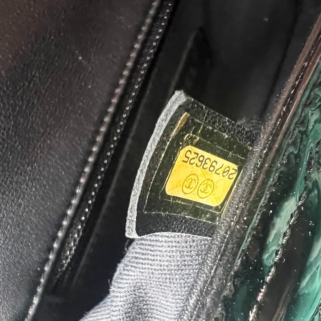 Coco Shine Flap Bag Quilted Patent Small Twins