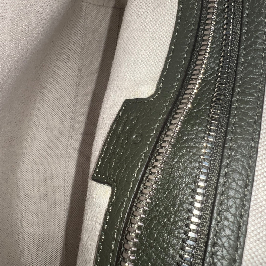 Jumbo Gg Medium Messenger Bag In Green twins
