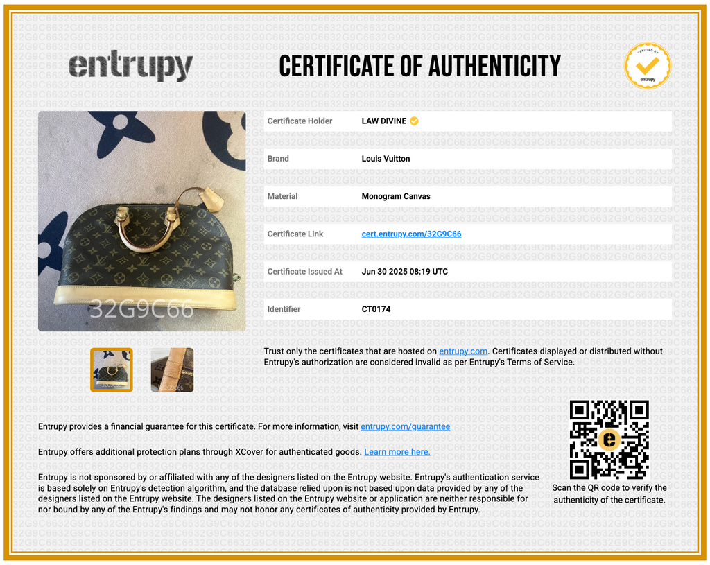 Alma Handbag Monogram Canvas PM