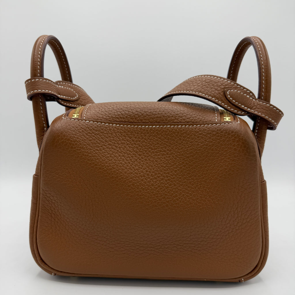 Lindy Bag Clemence Mini Gold BIC692(2023)