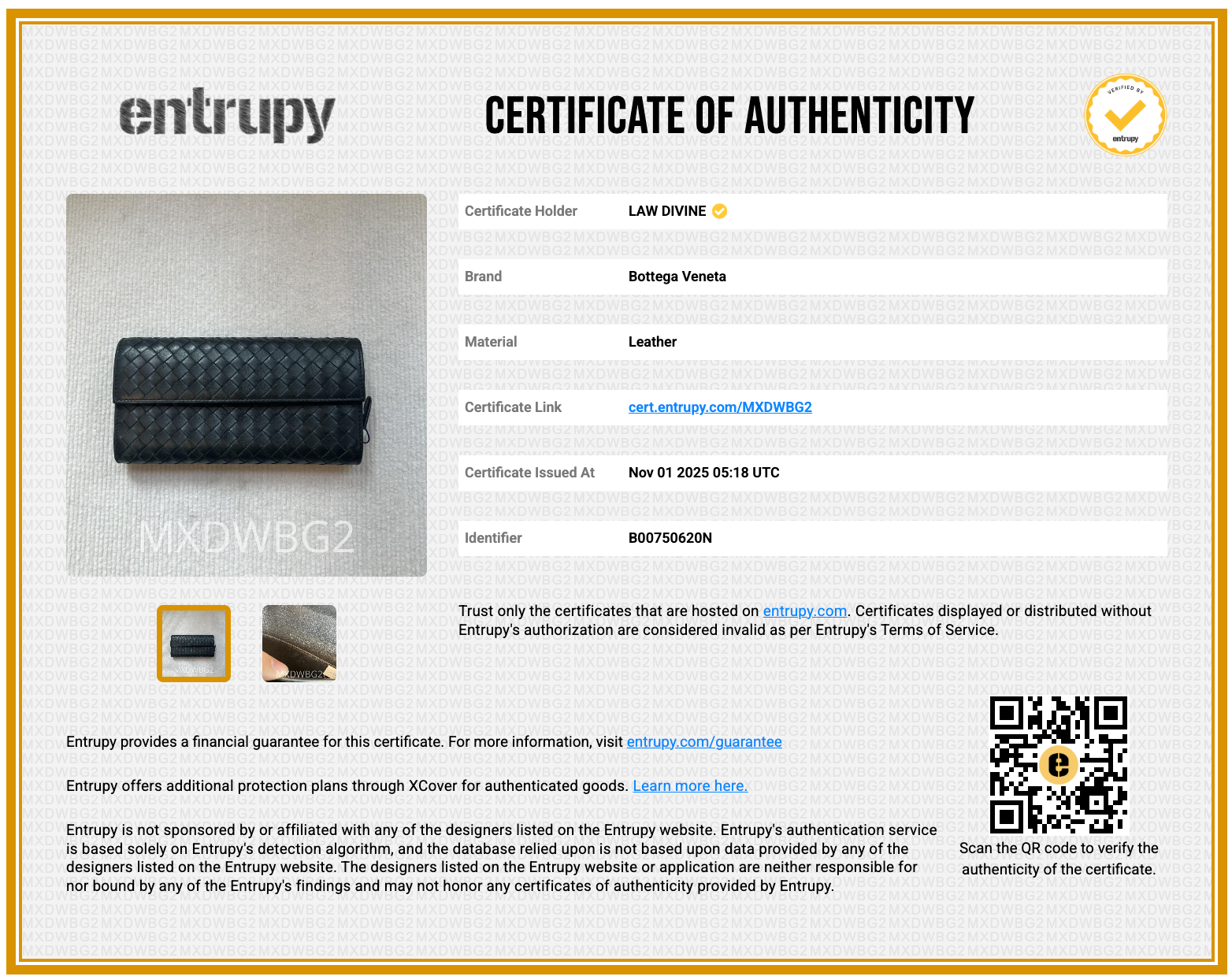 Intrecciato Weave Continental Wallet Black